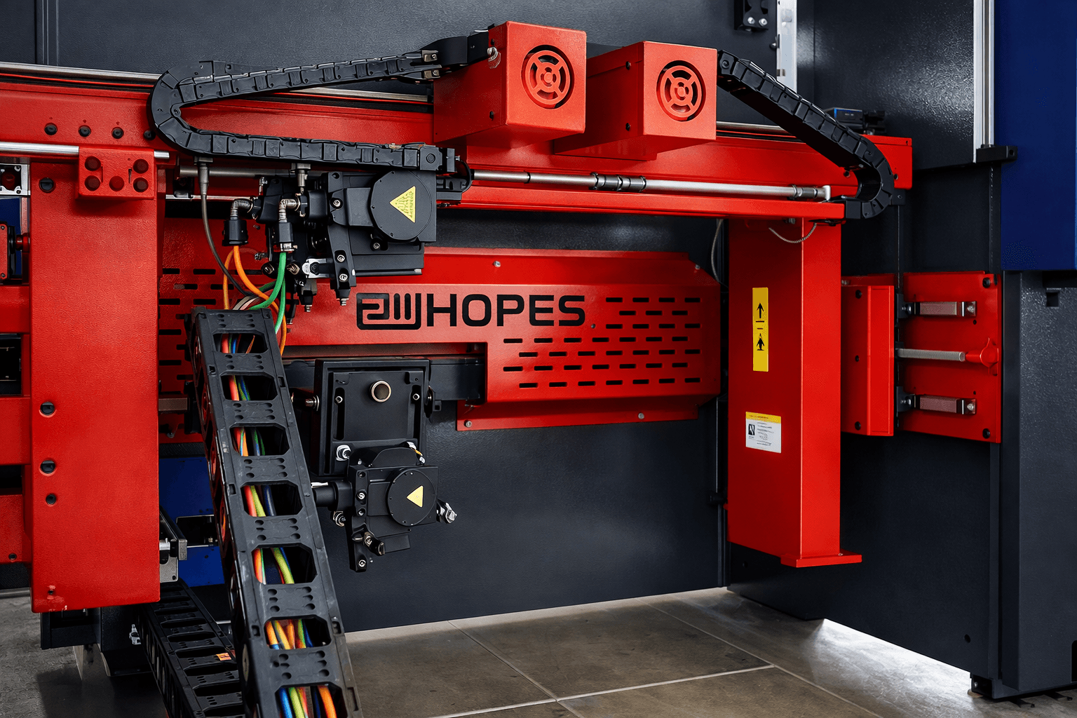 HPB Classic 6+1 axes backgauge configuration